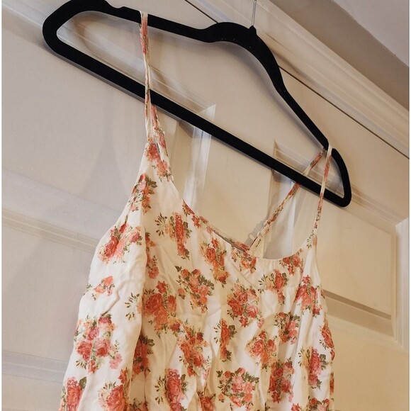 Rue21 white floral sleeveless mini dress L - Picture 2 of 4